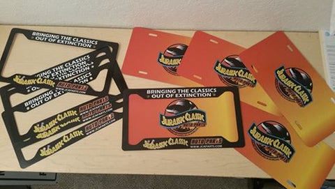 LICENSE PLATE FRAMES AND INSERTS - METAL/CUSTOM printed