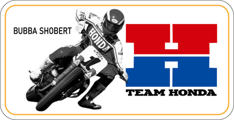 BUBBA SHOBERT TEAM HONDA FLAT TRACK STICKER