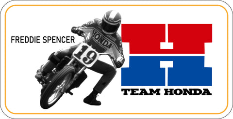 FREDDIE SPENCER TEAM HONDA FLAT TRACK STICKER