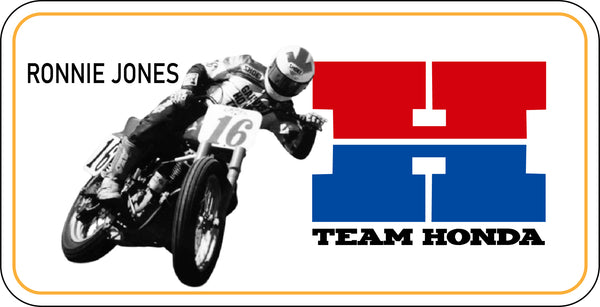 RONNIE JONES TEAM HONDA FLAT TRACK STICKER – The Motorsports Store