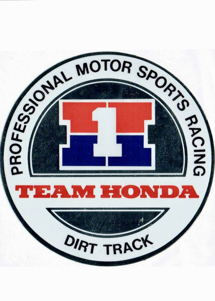 HONDA PROFESSIONAL MOTORSPORTS RACING STICKER DIRT TRACK – The ...