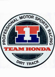 HONDA PROFESSIONAL MOTORSPORTS RACING STICKER DIRT TRACK