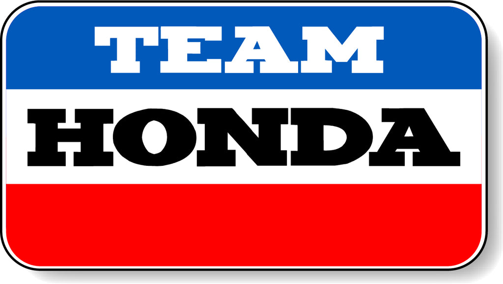 Honda Vintage Logo Decal Sticker LAMINATED | eBay