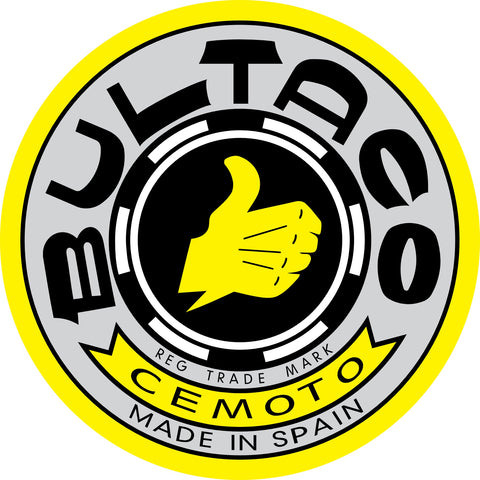 Bultaco Logo Metal Sign MSS101-12