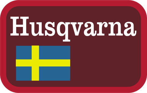 HUSKY SWEDISH FLAG STICKER