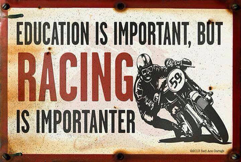 RACING IS IMPORTANTER STICKERS