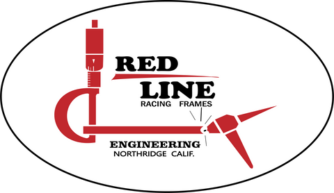 RED LINE RACING FRAMES STICKERS (3)